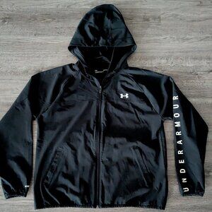 Under Armour UA Storm Hooded Rain Wind Jacket - Women's Large - L